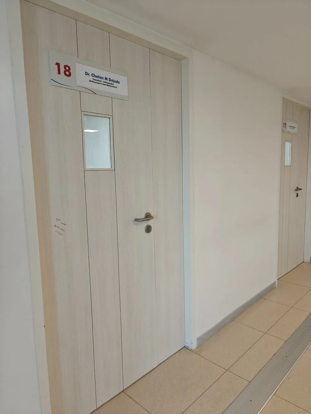 OSR Clinic orthopaedic setup, Bengaluru